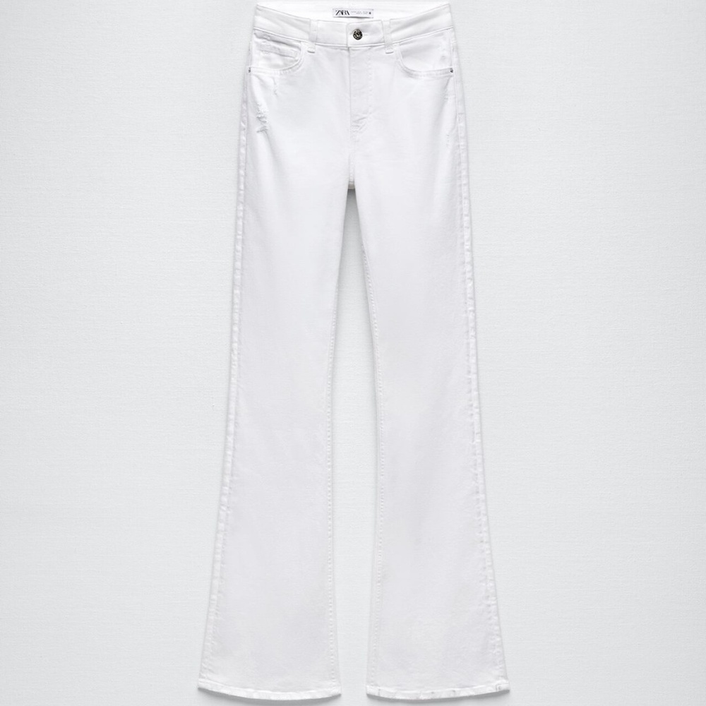 Zara High Rise Flare Jeans